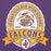 Close-up view of Jersey Village High School Falcons Premium Purple Hoodie 212
