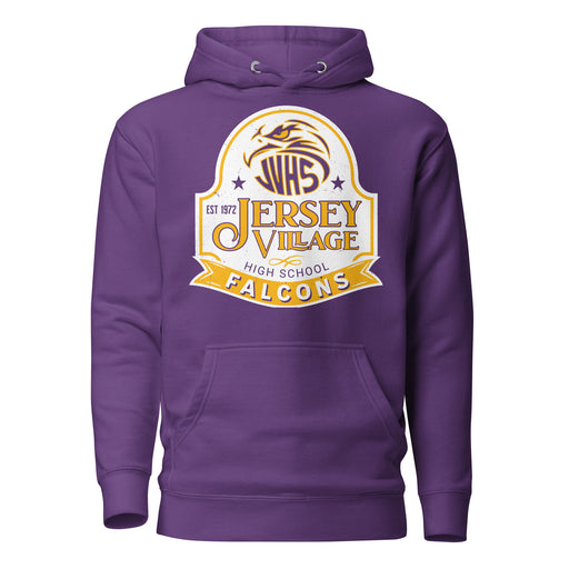 Jersey Village High School Falcons Premium Purple Hoodie 219