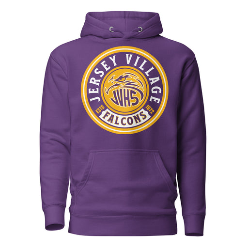 Jersey Village High School Falcons Premium Purple Hoodie 220