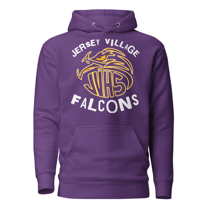 Jersey Village High School Falcons Premium Purple Hoodie 228