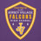 Close-up view of Jersey Village High School Falcons Premium Purple Hoodie 225