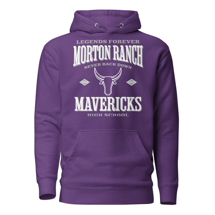 Morton Ranch High School Mavericks Premium Purple Unisex Hoodie 230