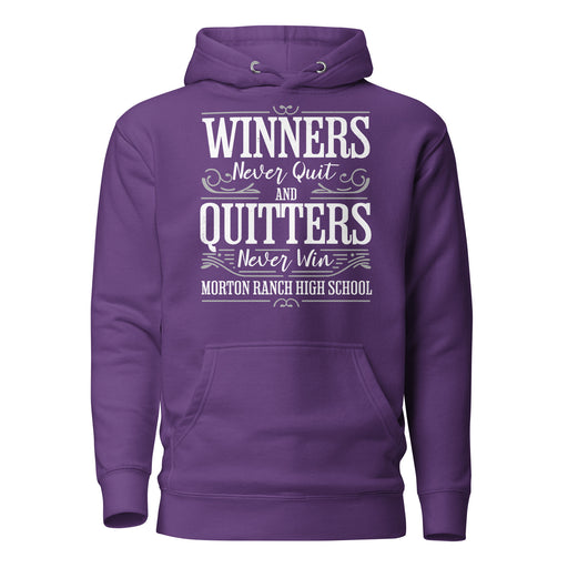 Morton Ranch High School Mavericks Premium Purple Unisex Hoodie 237