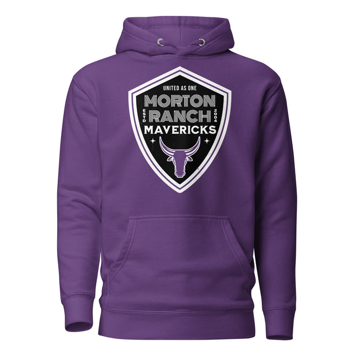 Morton Ranch High School Mavericks Premium Purple Unisex Hoodie 225