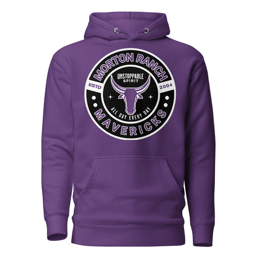 Morton Ranch High School Mavericks Premium Purple Unisex Hoodie 239