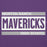 Close-up view of Morton Ranch High School Mavericks Premium Purple Unisex Hoodie 098