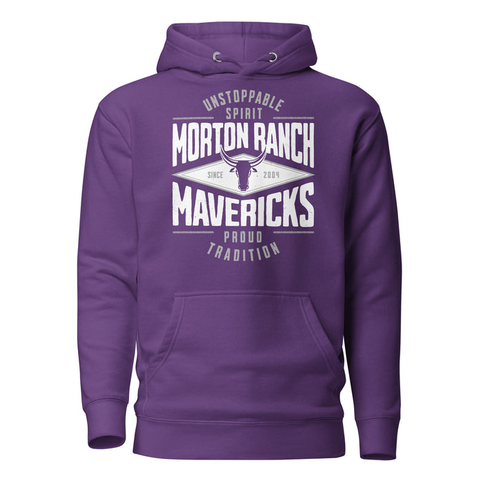 Morton Ranch High School Mavericks Premium Purple Unisex Hoodie 210