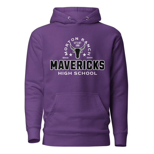 Morton Ranch High School Mavericks Premium Purple Unisex Hoodie 222