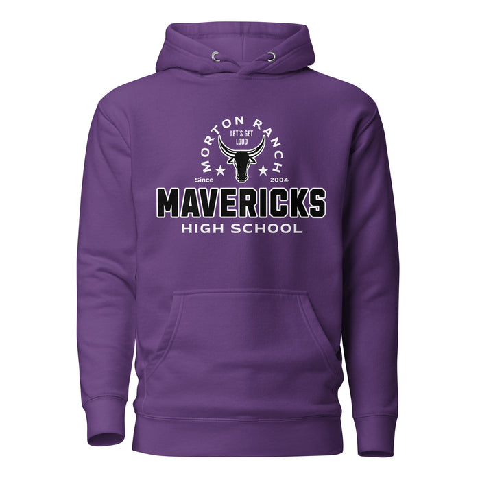 Morton Ranch High School Mavericks Premium Purple Unisex Hoodie 222