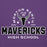 Close-up view of Morton Ranch High School Mavericks Premium Purple Unisex Hoodie 222