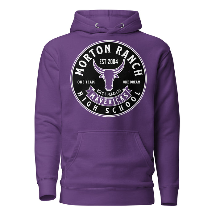 Morton Ranch High School Mavericks Premium Purple Unisex Hoodie 215