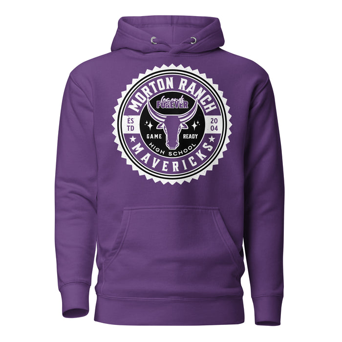 Morton Ranch High School Mavericks Premium Purple Unisex Hoodie 203