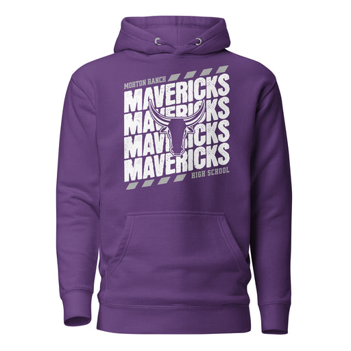 Morton Ranch High School Mavericks Premium Purple Unisex Hoodie 223