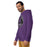 Man wearing Morton Ranch High School Mavericks Premium Purple Unisex Hoodie 215
