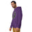 Man wearing Morton Ranch High School Mavericks Premium Purple Unisex Hoodie 224
