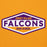 Close-up view of Jersey Village High School Falcons Premium Gold Hoodie 009