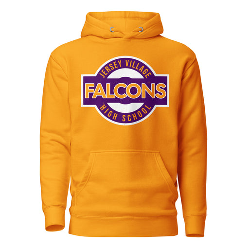 Jersey Village High School Falcons Premium Gold Hoodie 011