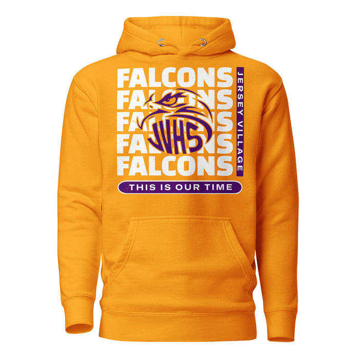 Jersey Village High School Falcons Premium Gold Hoodie 235