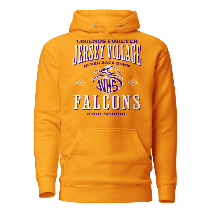 Jersey Village High School Falcons Premium Gold Hoodie 230