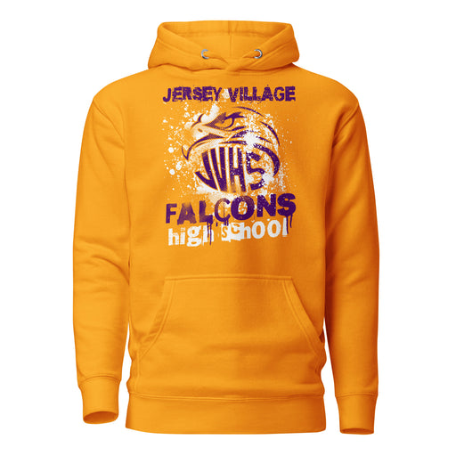 Jersey Village High School Falcons Premium Gold Hoodie 205