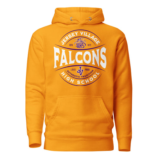Jersey Village High School Falcons Premium Gold Hoodie 218