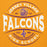 Back view of Jersey Village High School Falcons Premium Gold Hoodie 218
