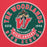 Close-up view of The Woodlands High School Highlanders Red Premium Unisex Hoodie 215