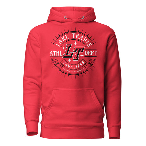 Lake Travis High School Cavaliers Red Premium Unisex Hoodie 201
