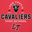 Man wearing Lake Travis High School Cavaliers Red Premium Unisex Hoodie 222