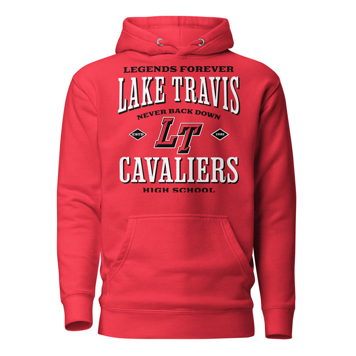 Lake Travis High School Cavaliers Red Premium Unisex Hoodie 230