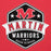 Close-up view of Martin High School Warriors Red Premium Unisex Hoodie 209