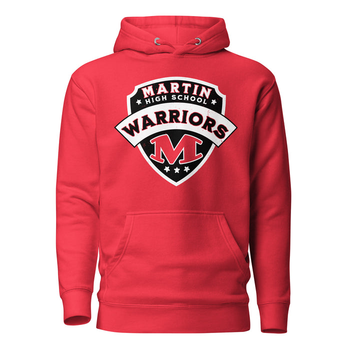 Martin High School Warriors Red Premium Unisex Hoodie 221