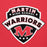 Close-up view of Martin High School Warriors Red Premium Unisex Hoodie 221
