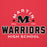 Man wearing Martin High School Warriors Red Premium Unisex Hoodie 222