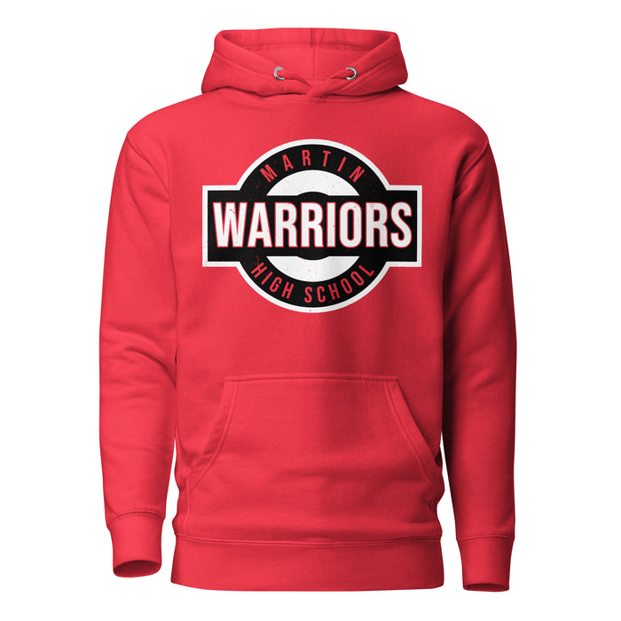 Martin High School Warriors Red Premium Unisex Hoodie 011