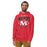 Man wearing Martin High School Warriors Red Premium Unisex Hoodie 213