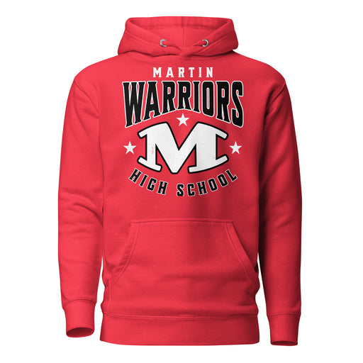 Martin High School Warriors Red Premium Unisex Hoodie 213