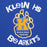 Close-up view of Klein High School Bearkats Royal Blue Premium Unisex Hoodie 228