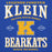 Close-up view of Klein High School Bearkats Royal Blue Premium Unisex Hoodie 230