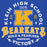 Close-up view of Klein High School Bearkats Royal Blue Premium Unisex Hoodie 206