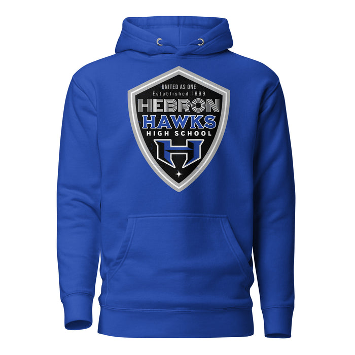 Hebron High School Hawks Royal Blue Premium Unisex Hoodie 225