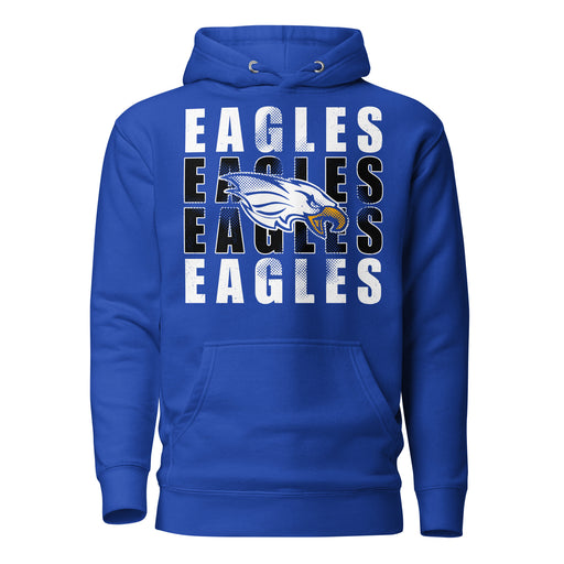 New Caney High School Eagles Royal Blue Premium Unisex Hoodie 233
