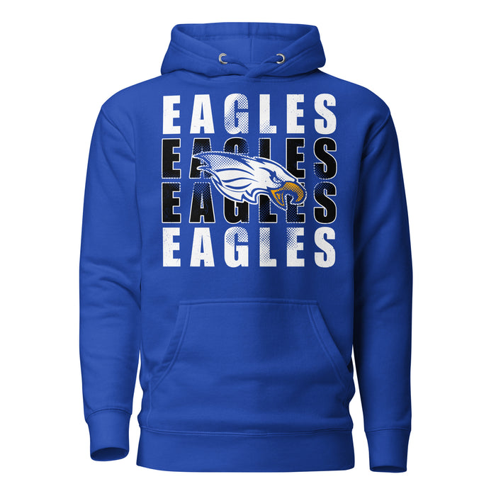 New Caney High School Eagles Royal Blue Premium Unisex Hoodie 233