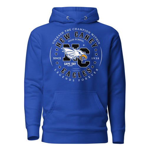 New Caney High School Eagles Royal Blue Premium Unisex Hoodie 214