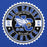 Close-up view of New Caney High School Eagles Royal Blue Premium Unisex Hoodie 203