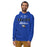 Man wearing New Caney High School Eagles Royal Blue Premium Unisex Hoodie 034