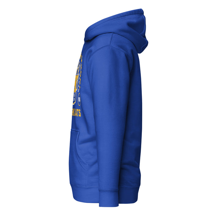Side view of Klein High School Bearkats Royal Blue Premium Unisex Hoodie 208