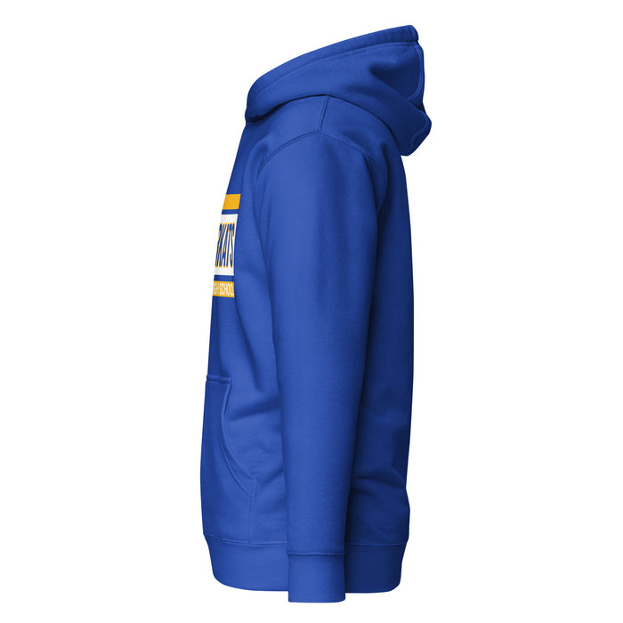 Side view of Klein High School Bearkats Royal Blue Premium Unisex Hoodie 098