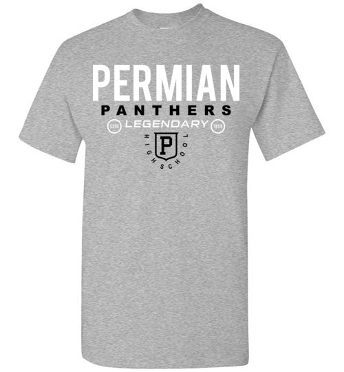 Permian High School Sports Grey Classic T-shirt 03