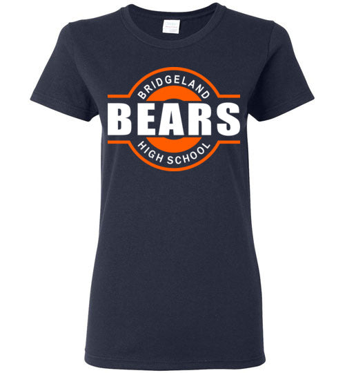 Bridgeland High School Bears Women's Navy T-shirt 11